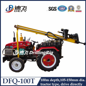 100m DTH Portable Tractor Bore Well Drilling Machine Price
